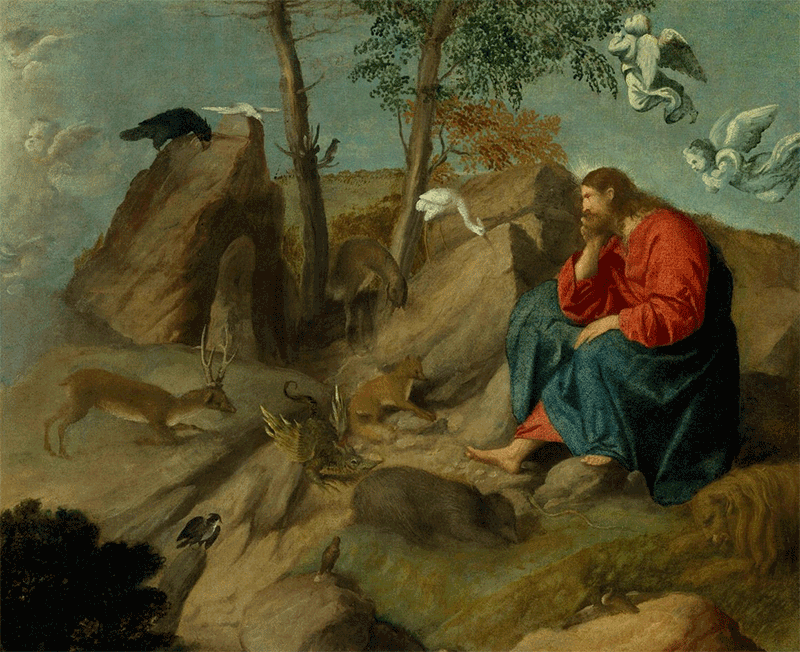 jesús en el desierto