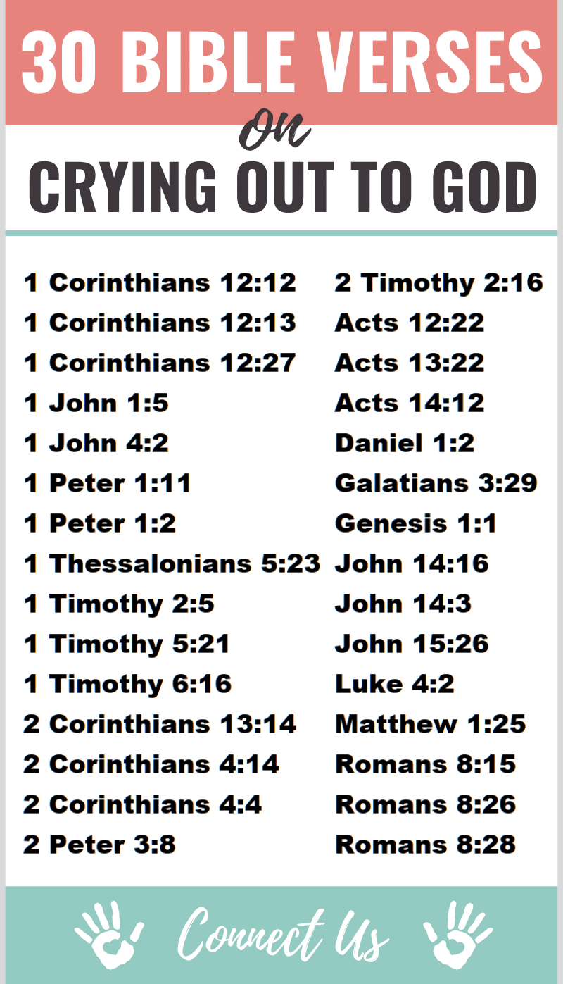 Versículos bíblicos sobre el clamor a Dios