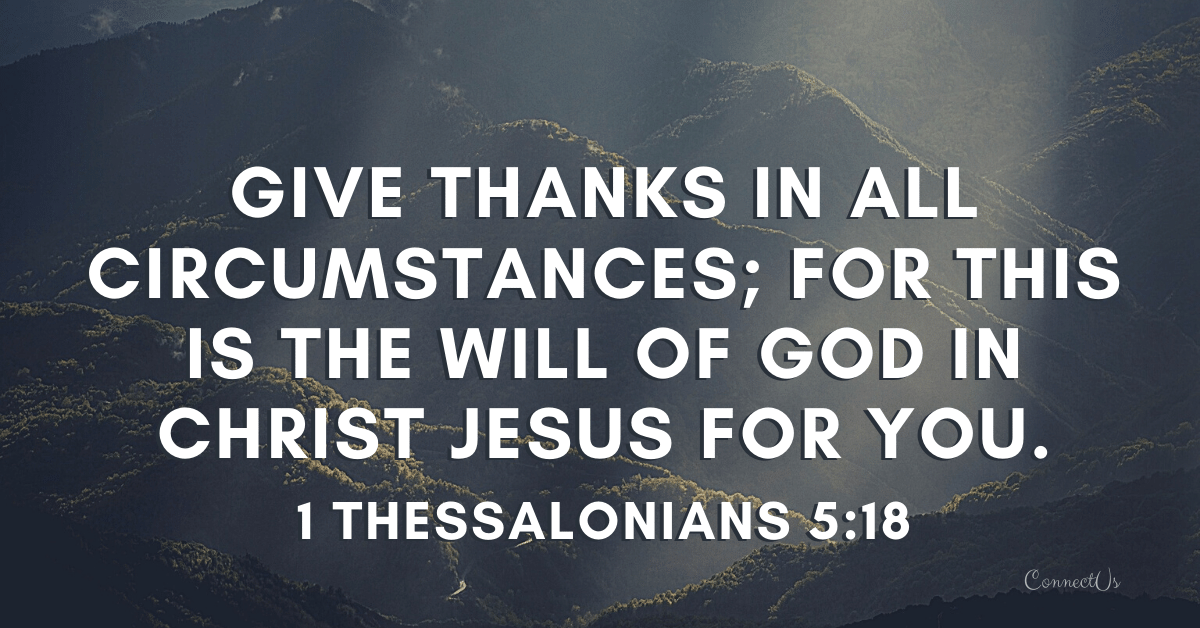 1 Thessalonians 5:18