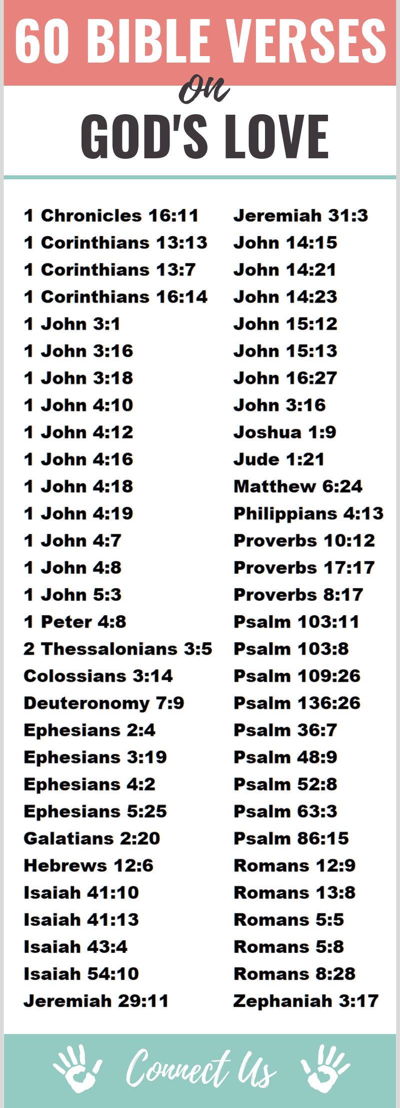 Bible Verses on God's Love