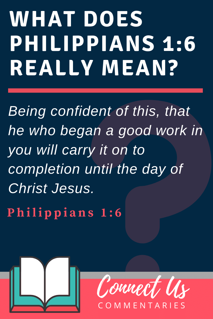 Philippians 1:6 Meaning