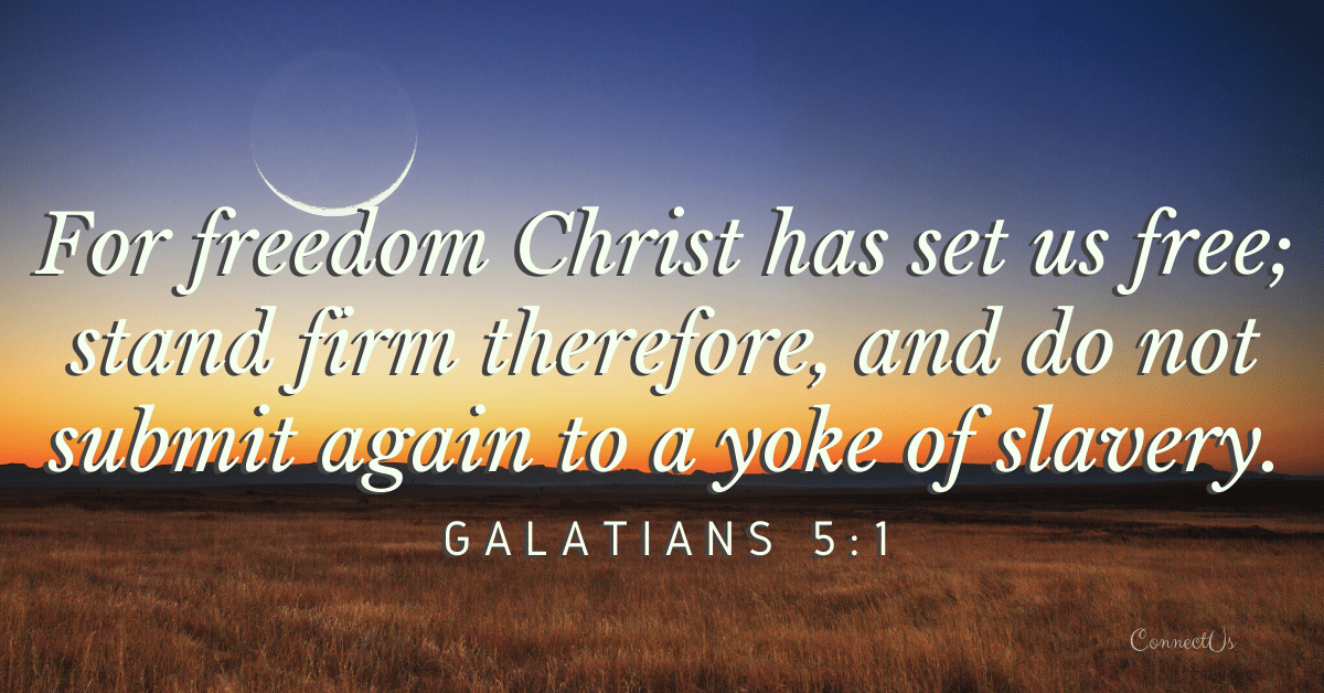 Freedom In Christ Bible Verse