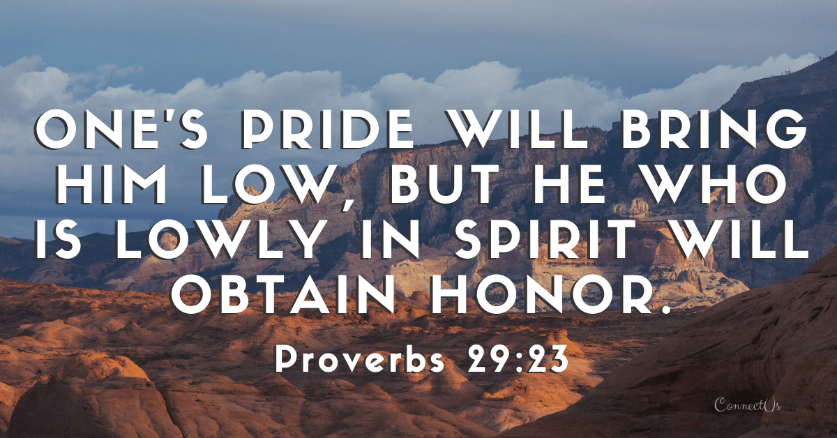Proverbs 29:23