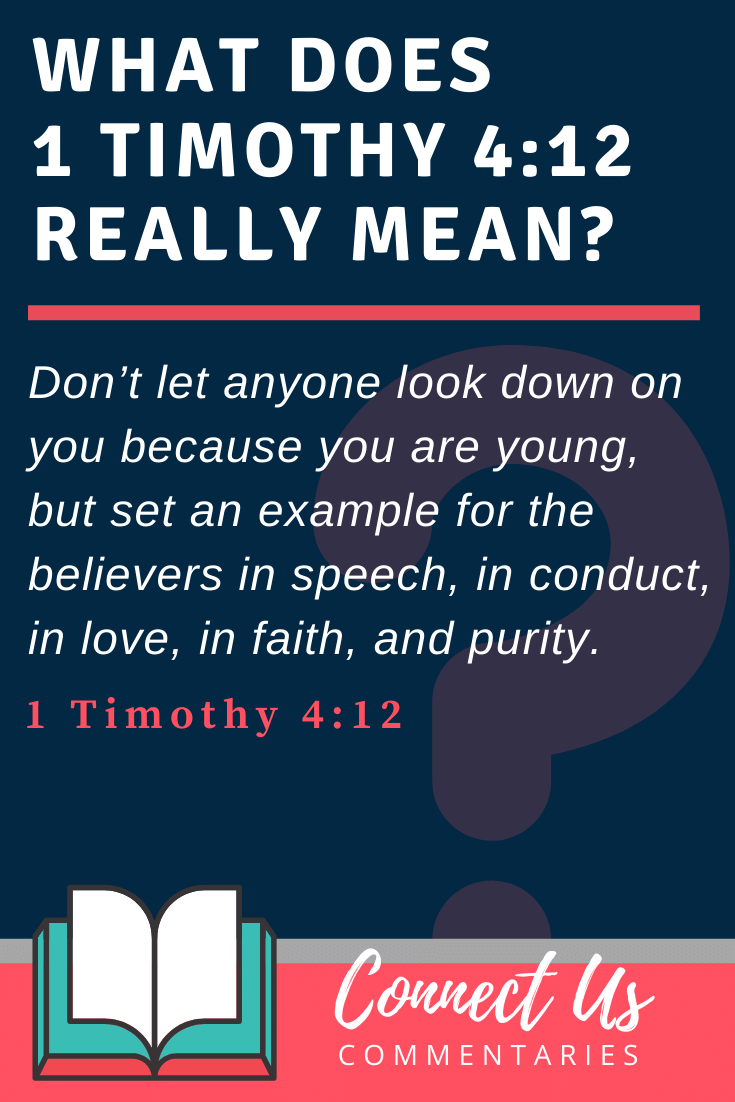 1 Timothy 4:12 Meaning