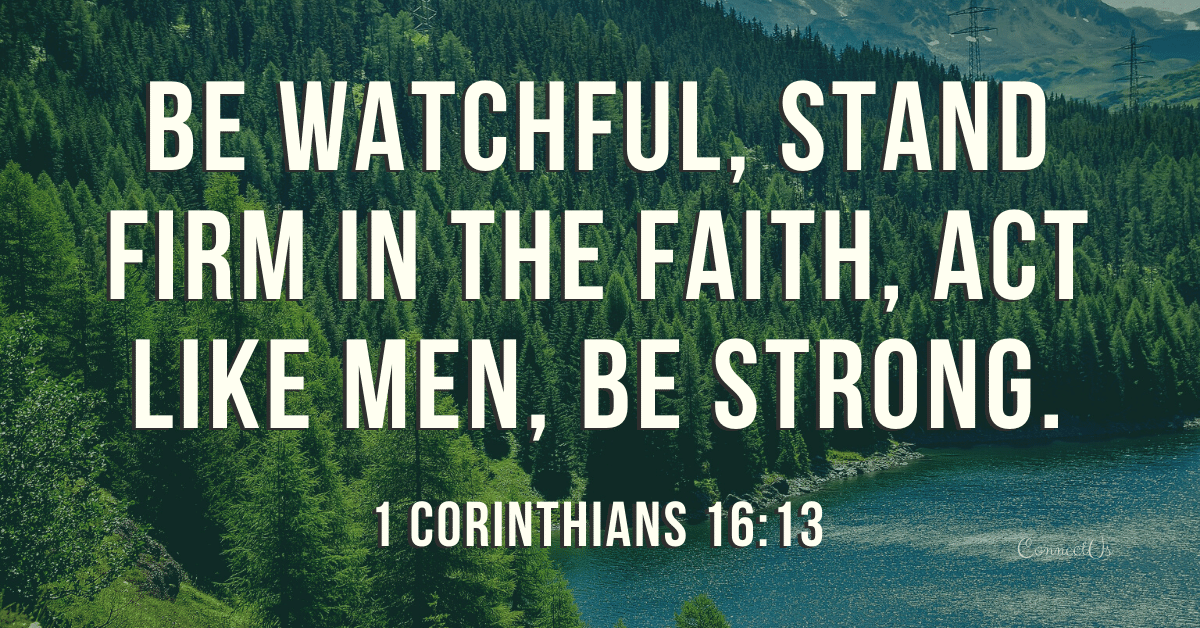 1 Corinthians 16:13