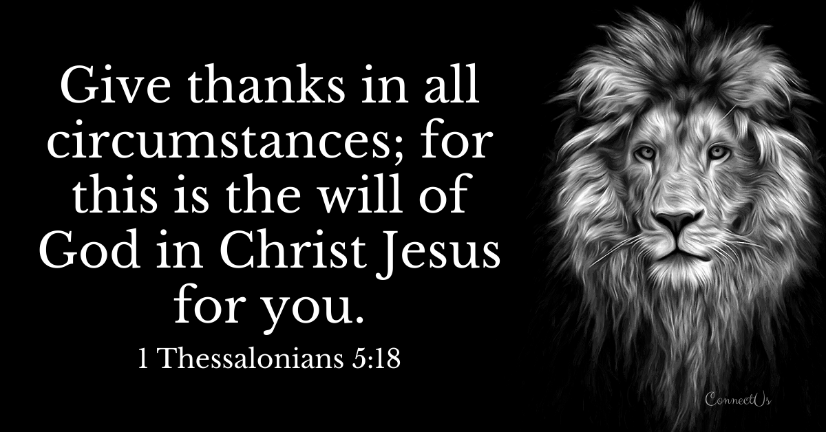 1 Thessalonians 5:18