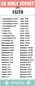 50 Most Powerful Bible Scriptures on Faith – ConnectUS