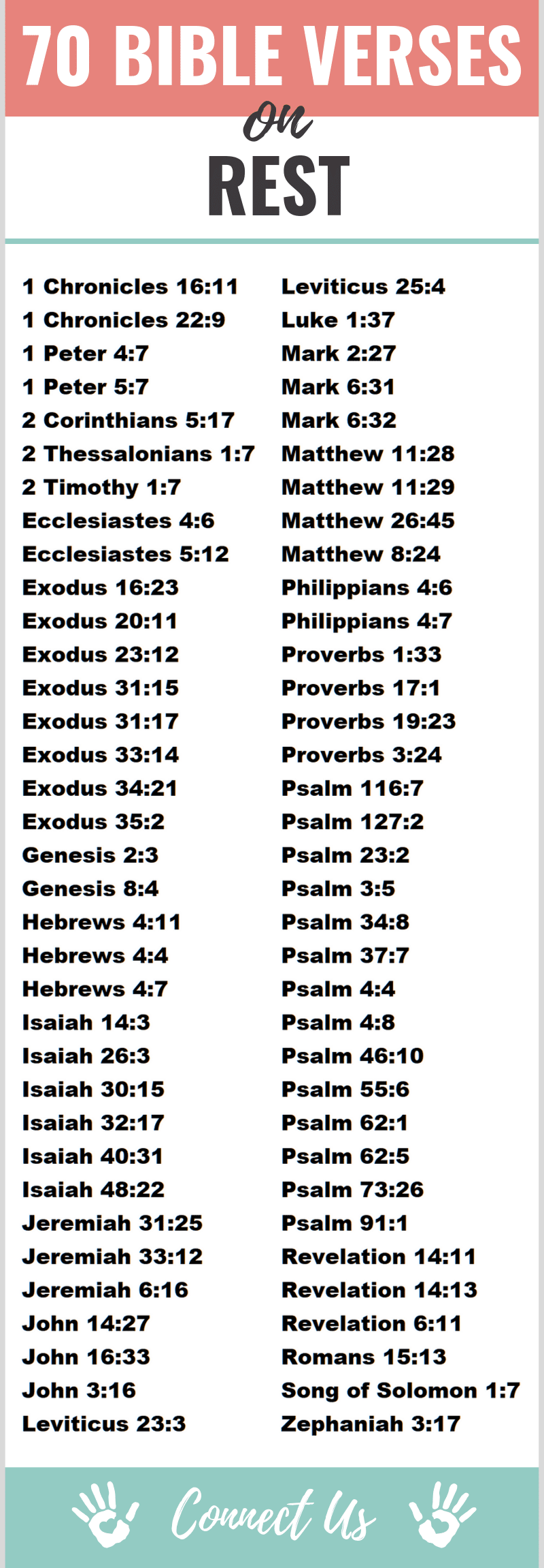 Bible Verses on Rest