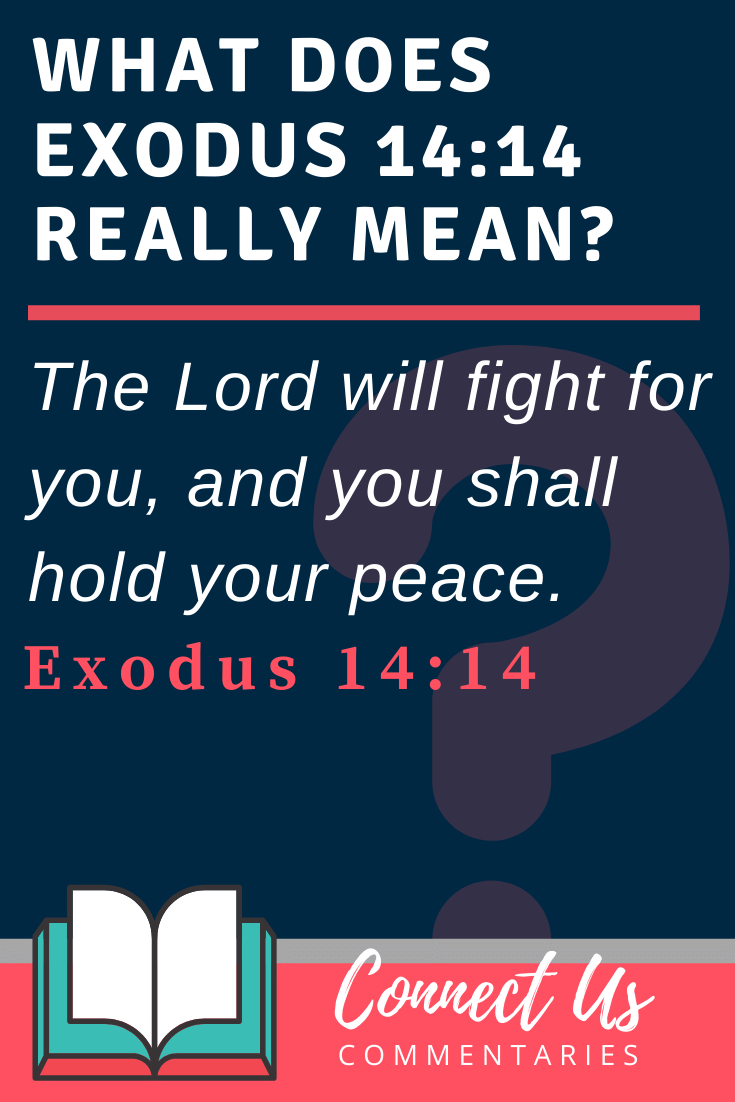 Exodus 14:14 Meaning