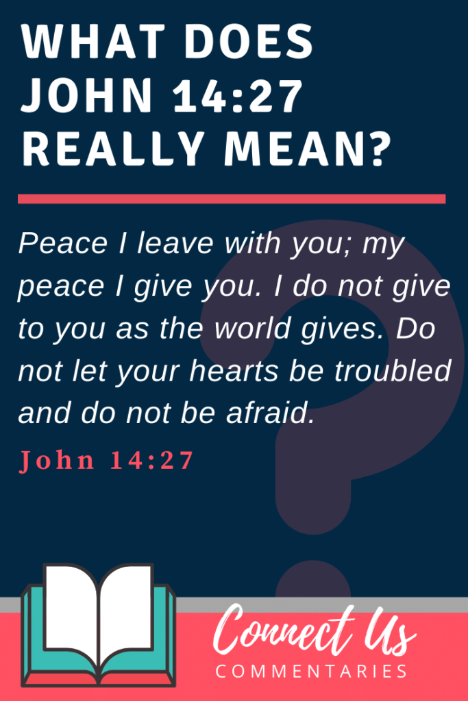 john 14 27 meaning