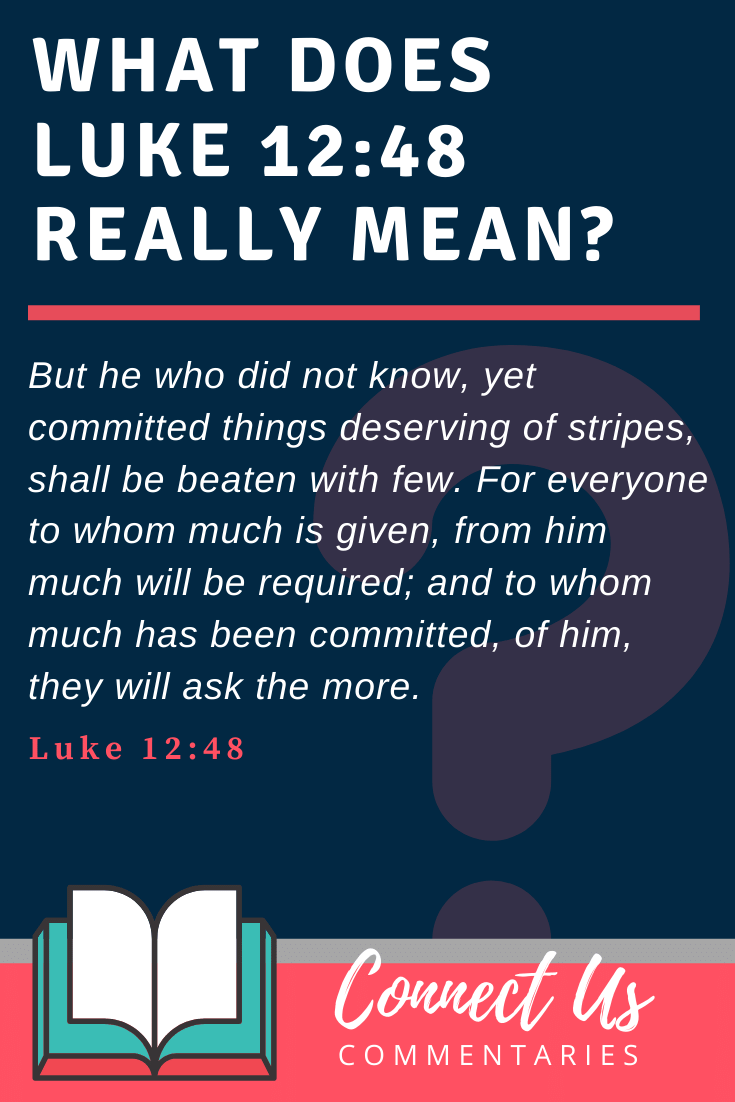 Luke 12:48 Meaning