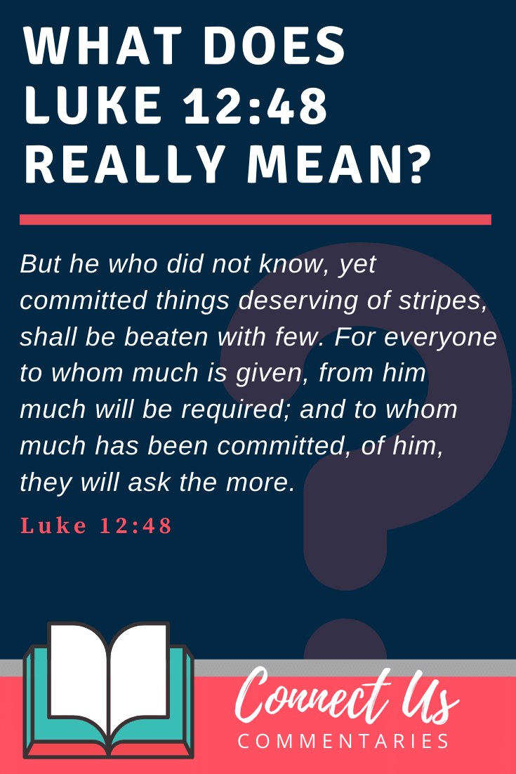 Luke 12 48 Meaning Of With Great Power Comes Great Responsibility 