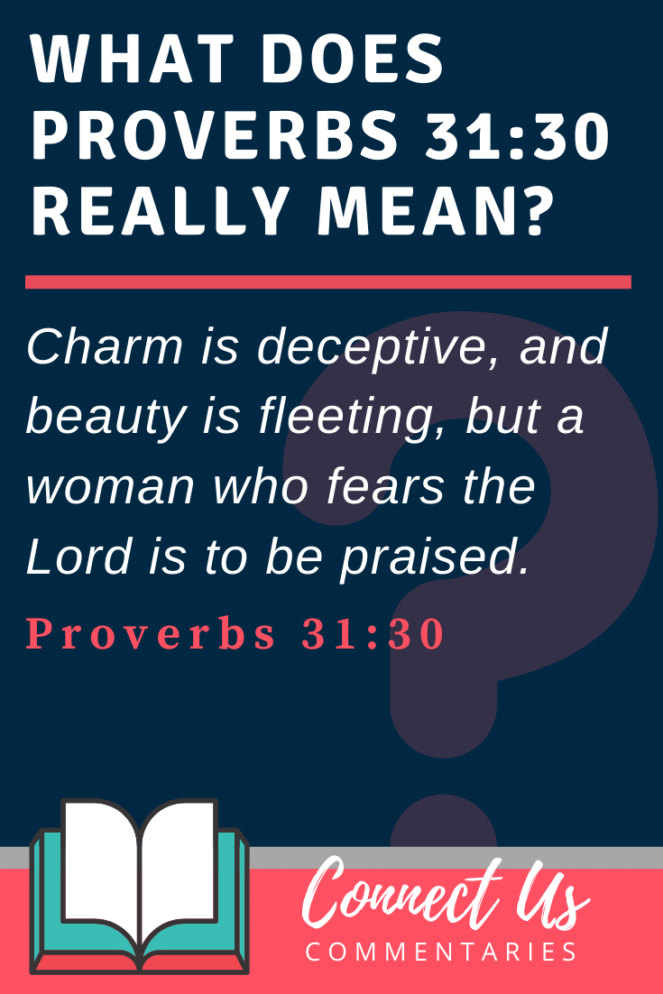 Proverbs 31:30 Meaning