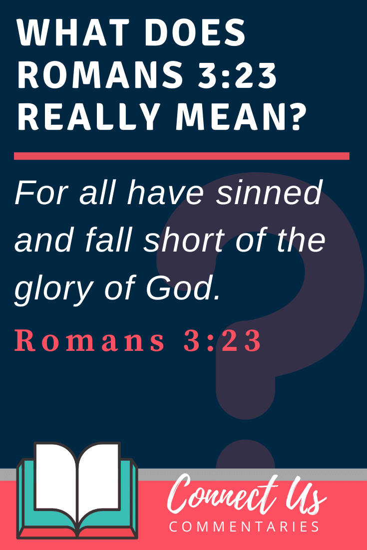 Romans 3:23 Meaning