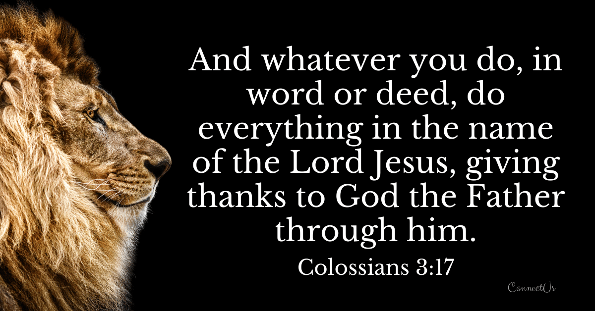 Colossians 3:17