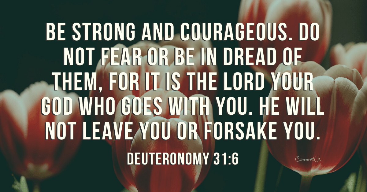 Deuteronomy 31:6