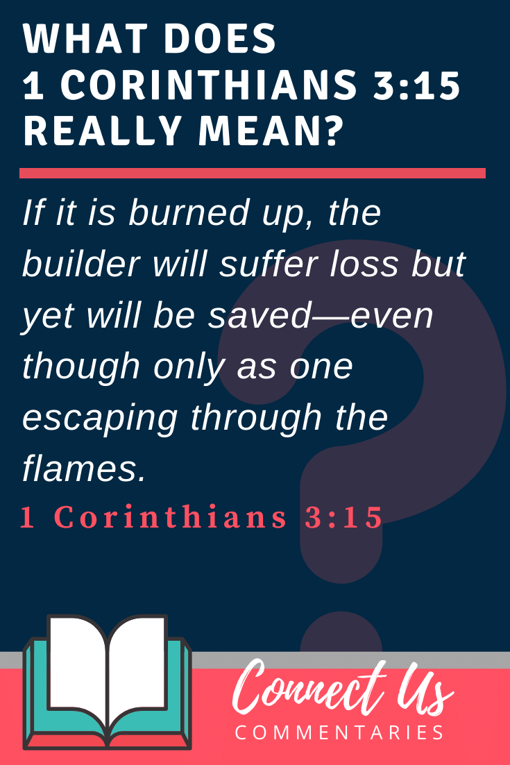 1 Corinthians 3:15 Meaning