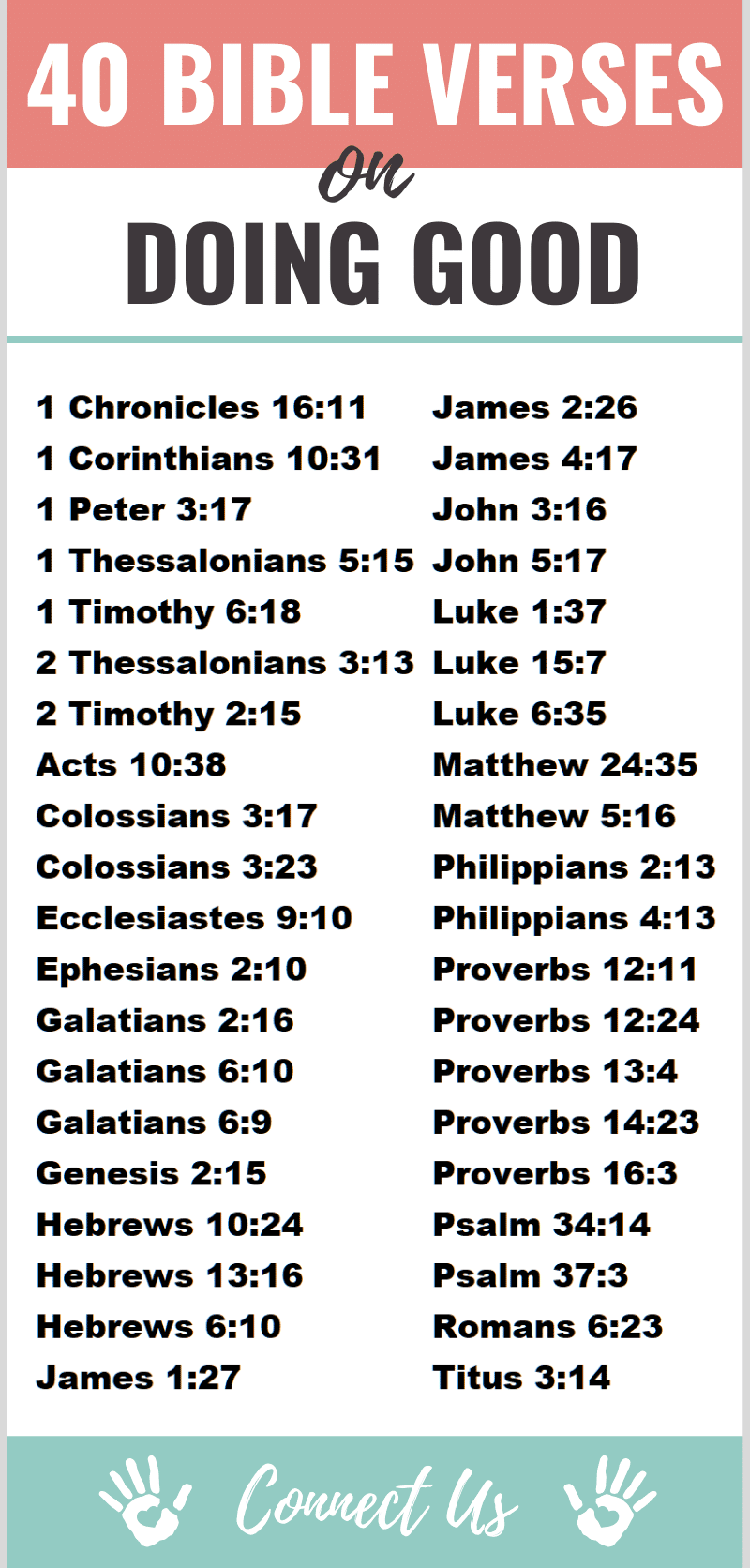 Versículos bíblicos sobre hacer el bien