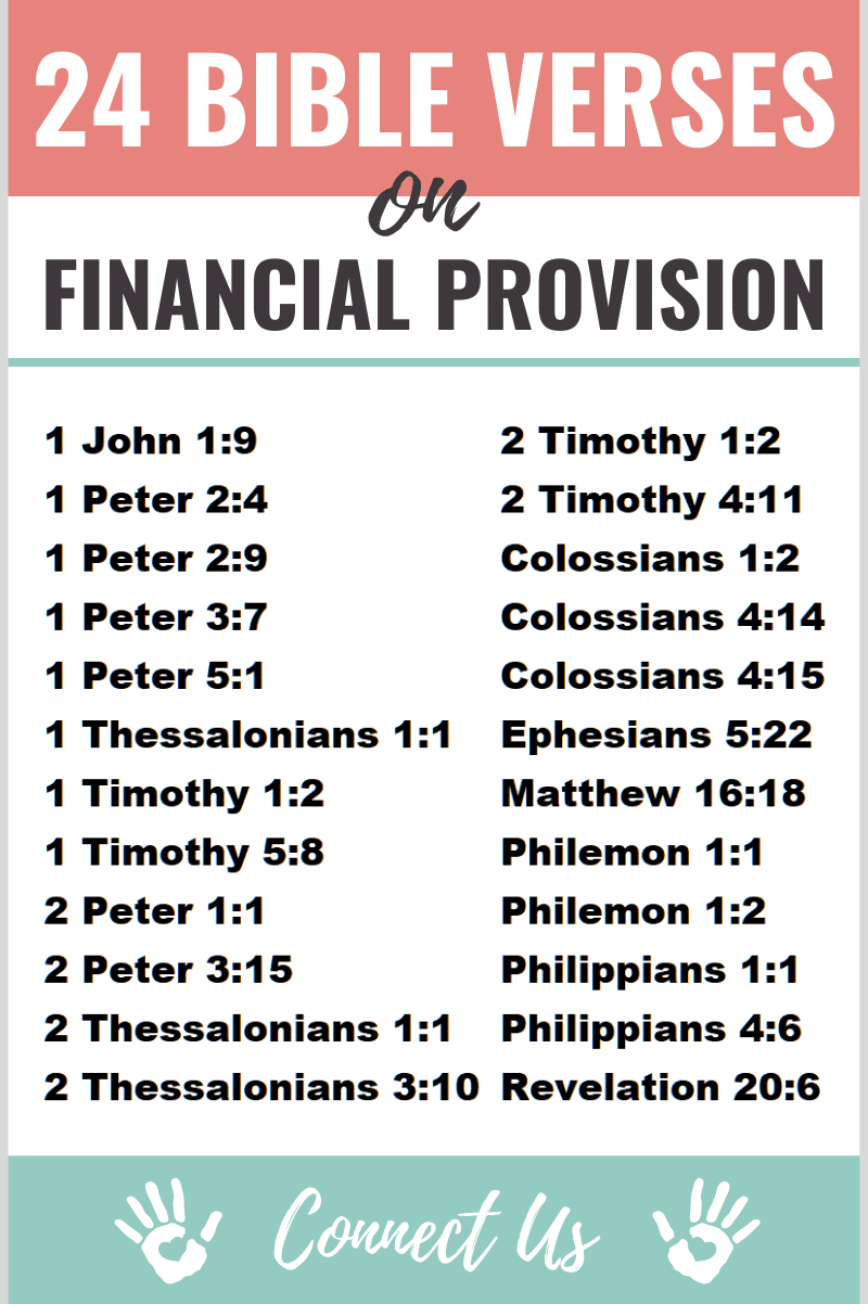 Bible Verses on Financial Provision