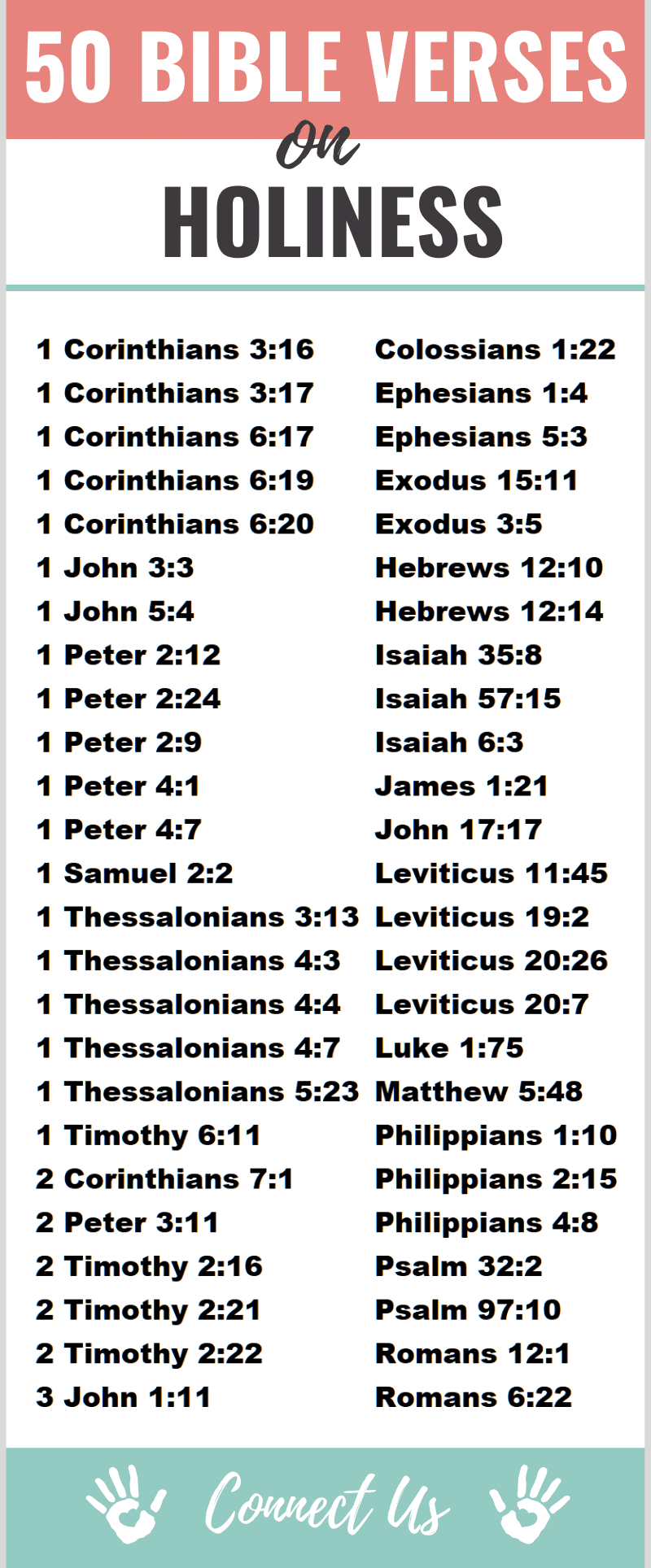 Bible Verses on Holiness