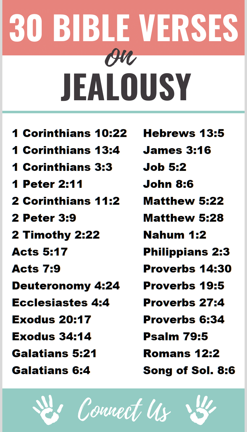 Bible Verses on Jealousy