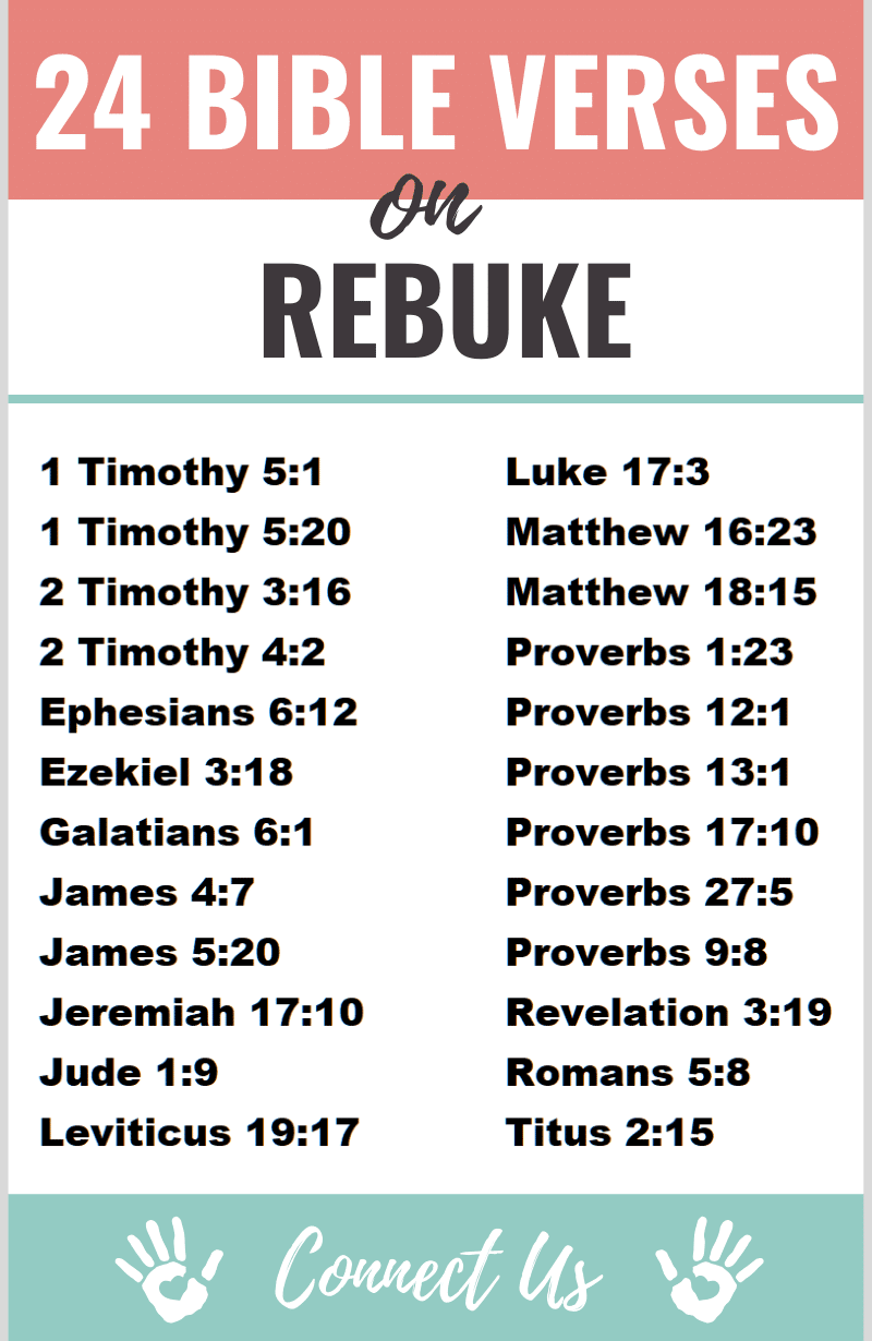 What Is Rebuke In The Bible