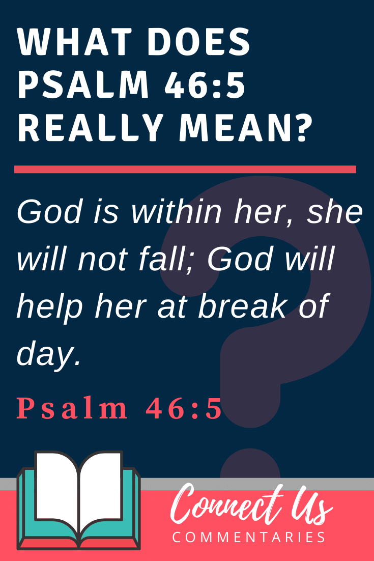 Christian For Her God is WIthin Her She Will Not Fall Psalm 46.5 Addna -  FamsyMall