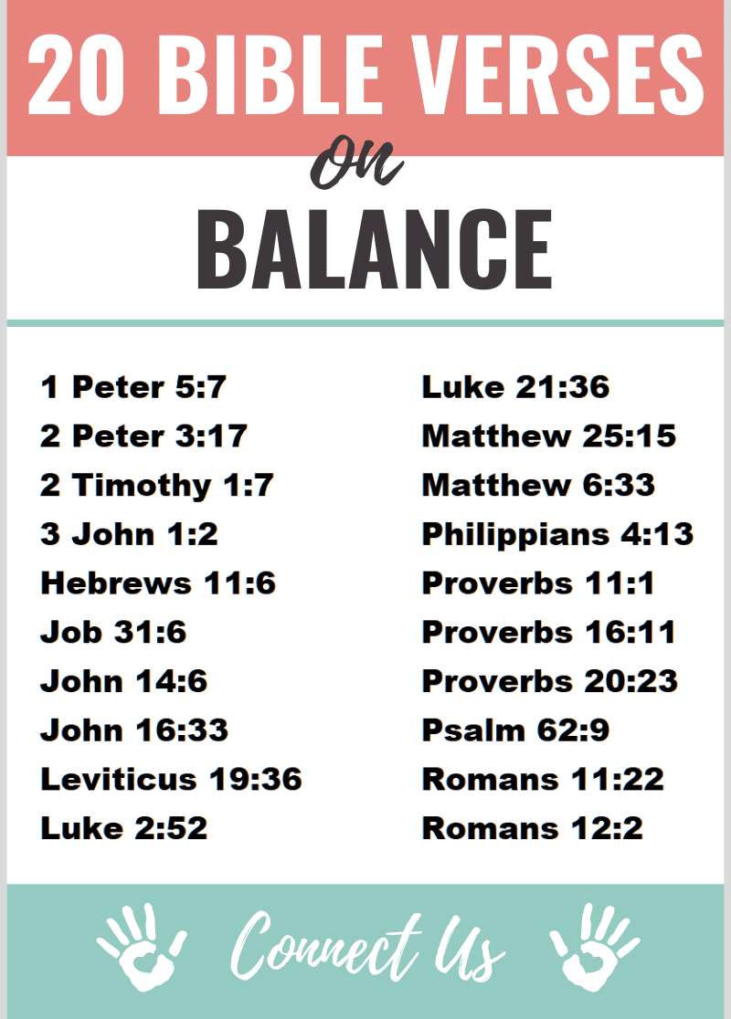 Bible Verses on Balance