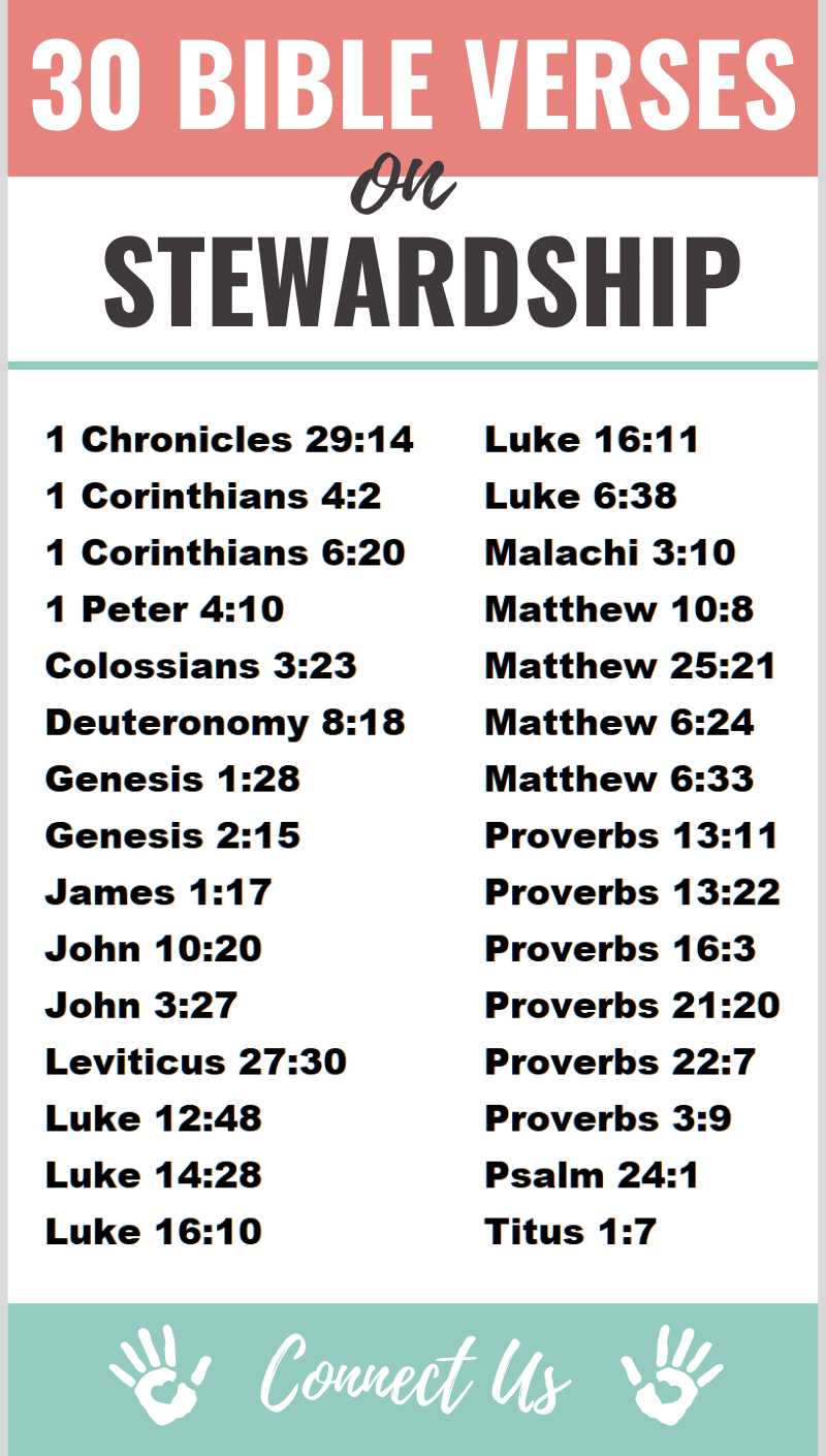 Bible Verses on Stewardship