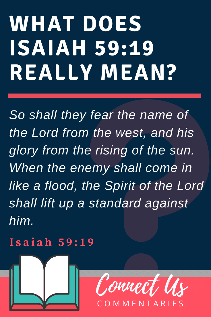 Isaiah 59:19 Meaning and Commentary