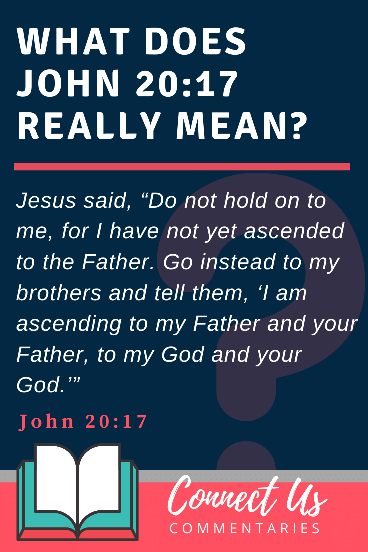 John 20:17 Meaning and Commentary