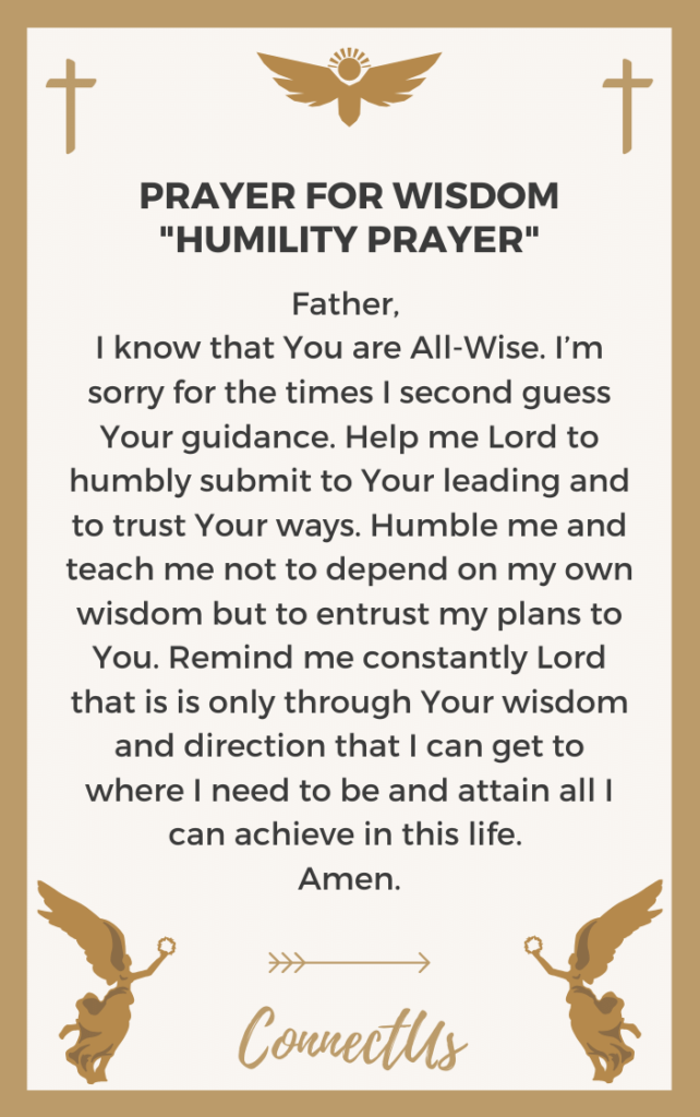 20 Powerful Prayers for Wisdom and Direction – ConnectUS