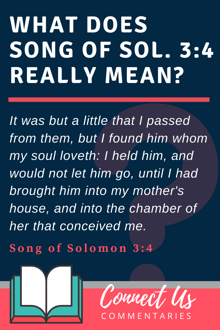 Song of Solomon 3:4 Meaning and Commentary