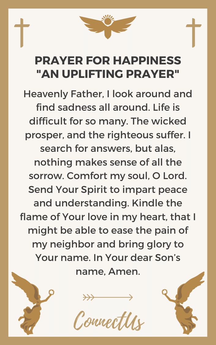 15 Uplifting Prayers for Happiness – ConnectUS