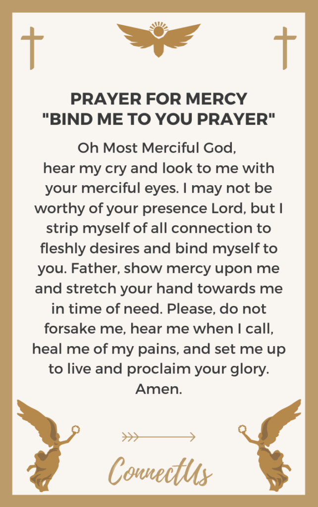 25 Powerful Prayers for Mercy from God – ConnectUS