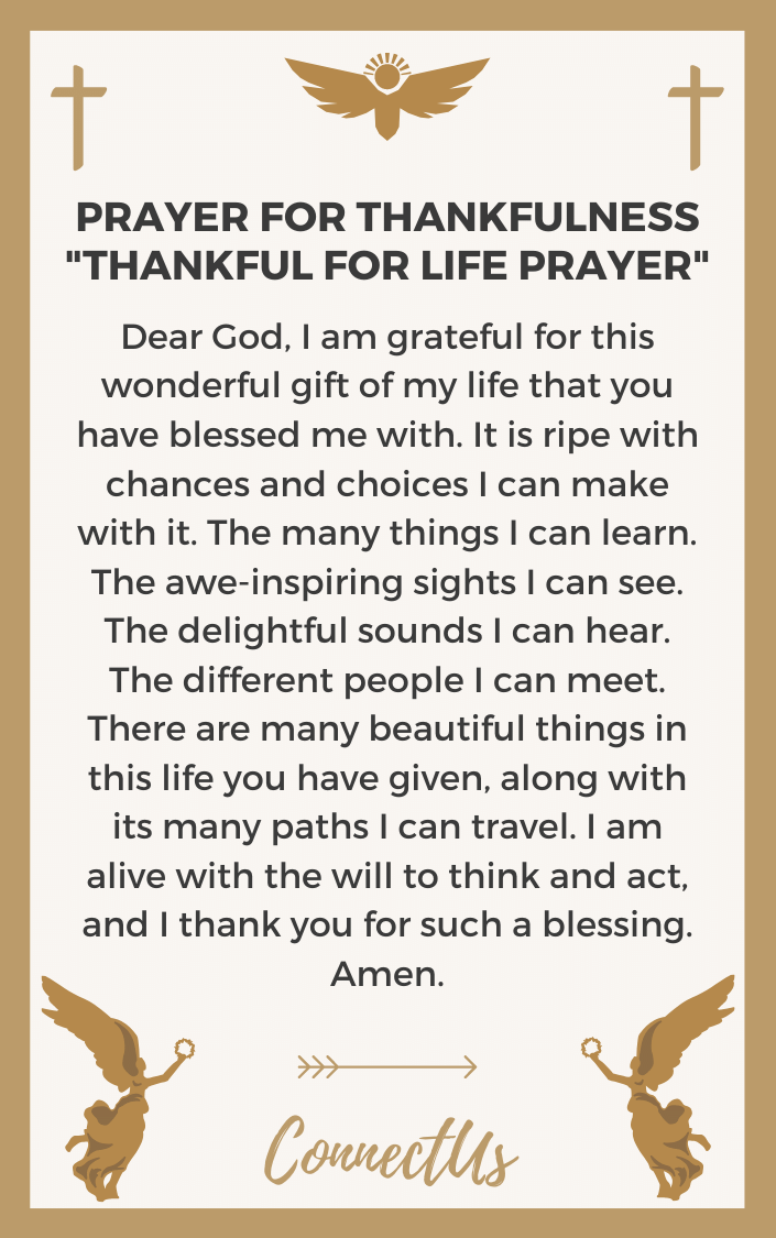 12 Strong Prayers for Thankfulness – ConnectUS