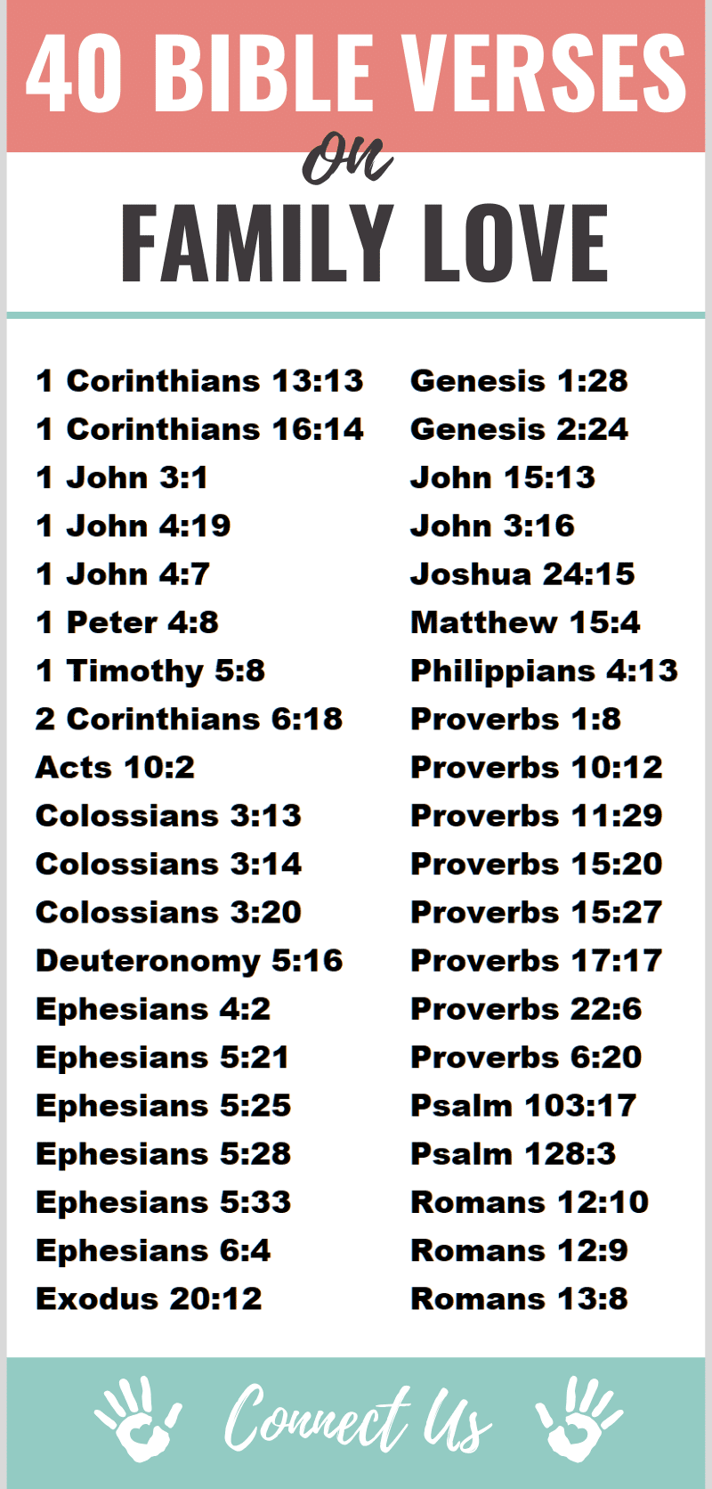 Bible Verses on Family Love