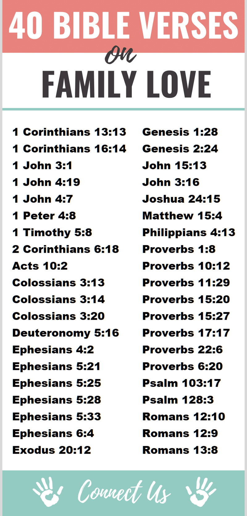 Bible Verses On Family Love 