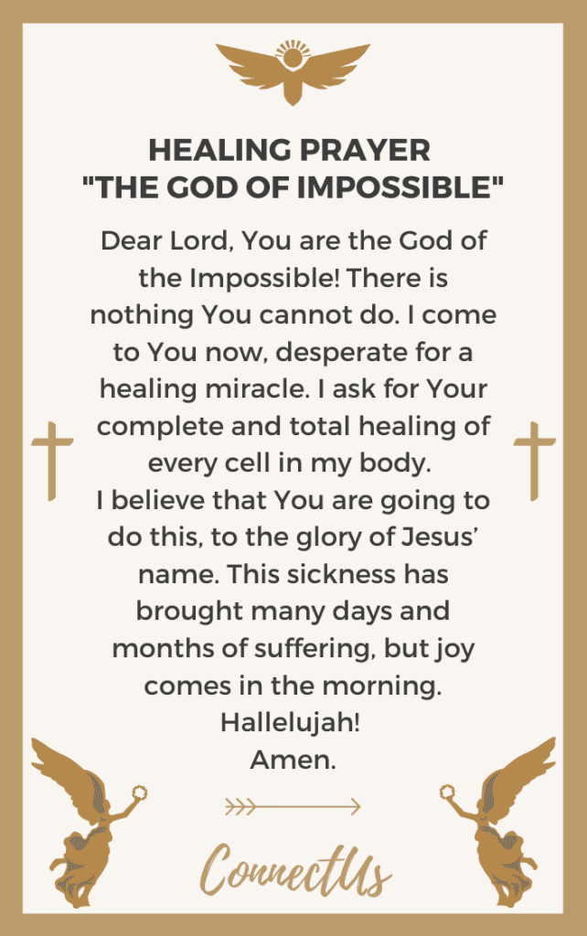 25 Encouraging Prayers for Healing with Images – ConnectUS