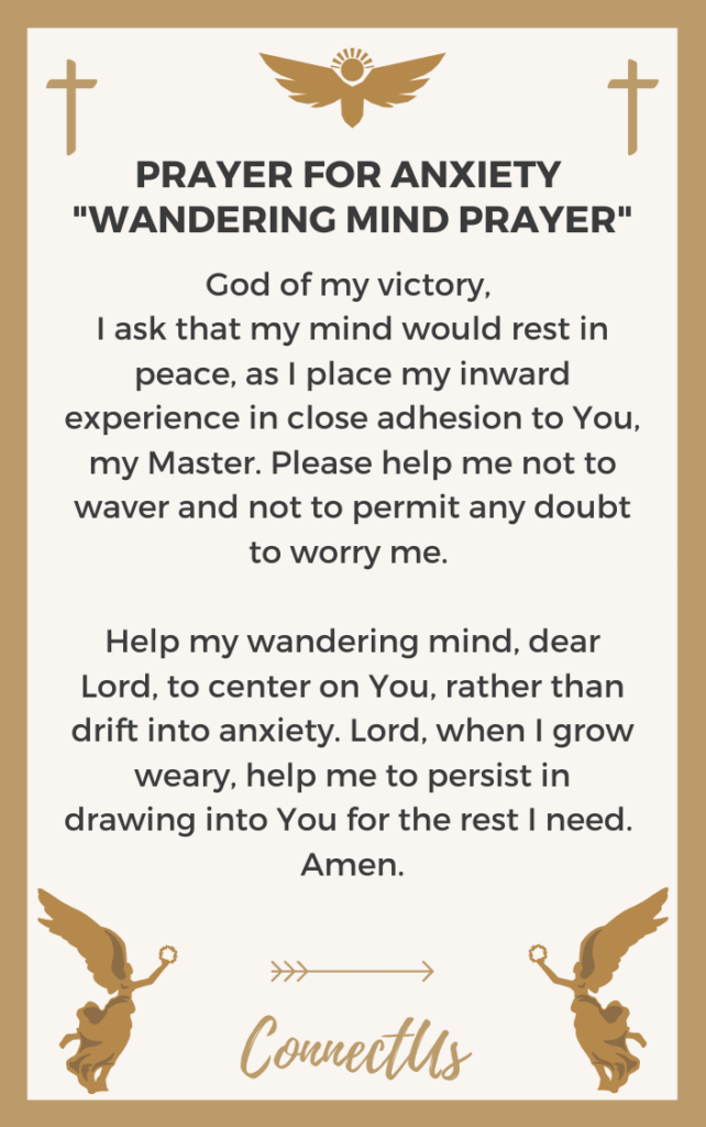 25 Uplifting Prayers for Anxiety with Prayer Card Images – ConnectUS