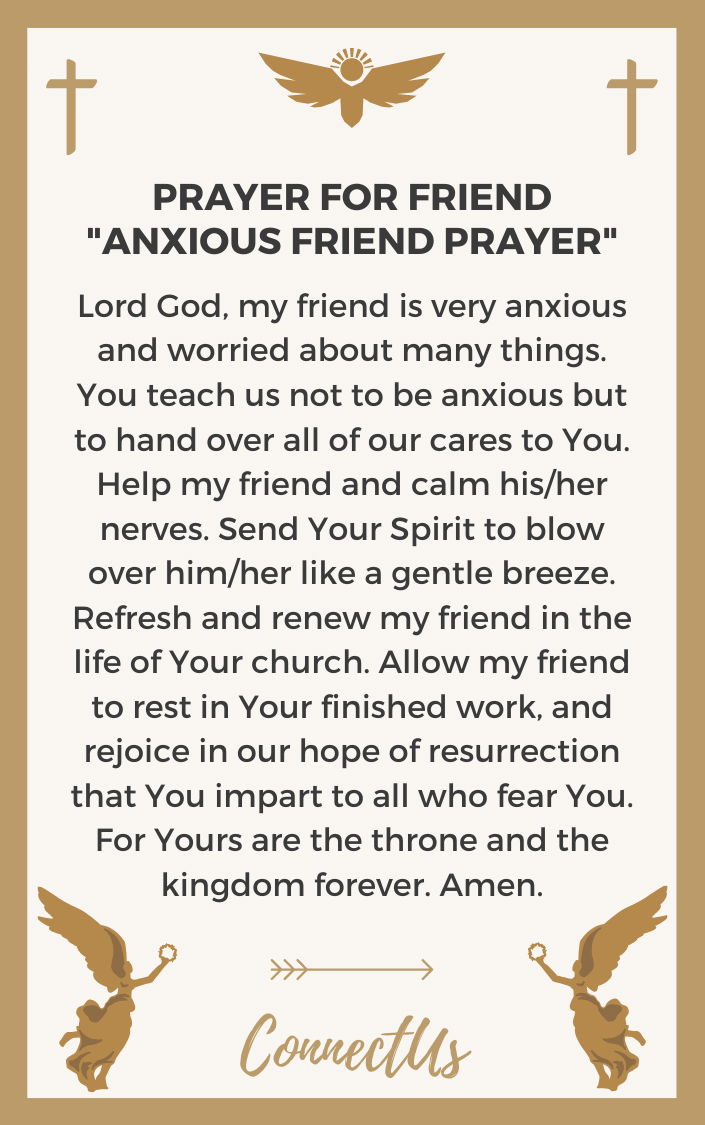 A Prayer for My Friend