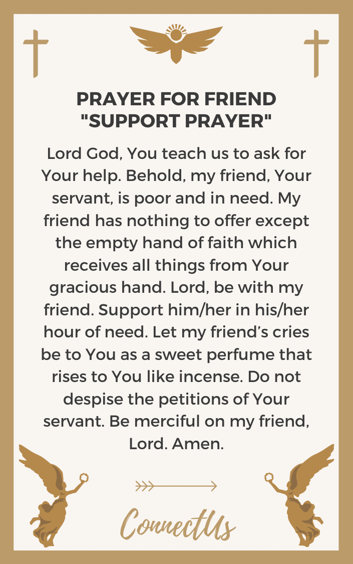 25 Strong Prayers for a Friend – ConnectUS