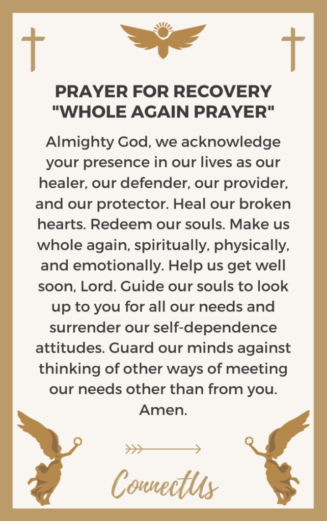 25 Uplifting Prayers for Fast Recovery – ConnectUS