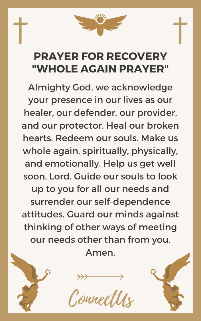 25 Uplifting Prayers for Fast Recovery – ConnectUS