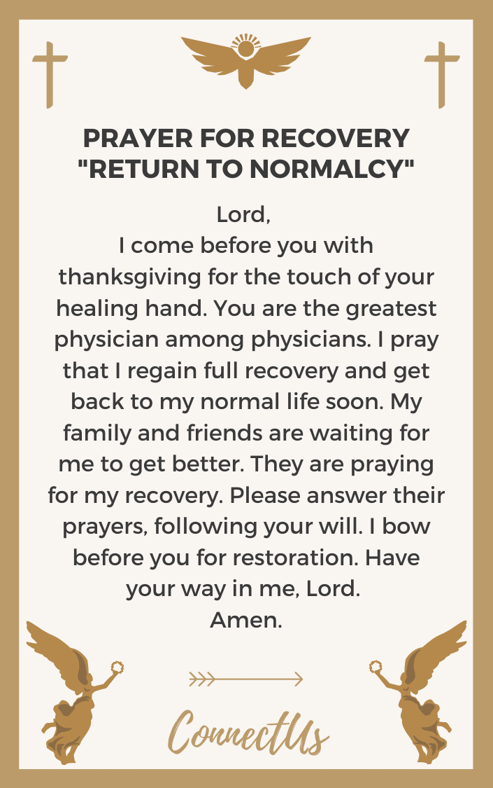 25 Uplifting Prayers for Fast Recovery – ConnectUS