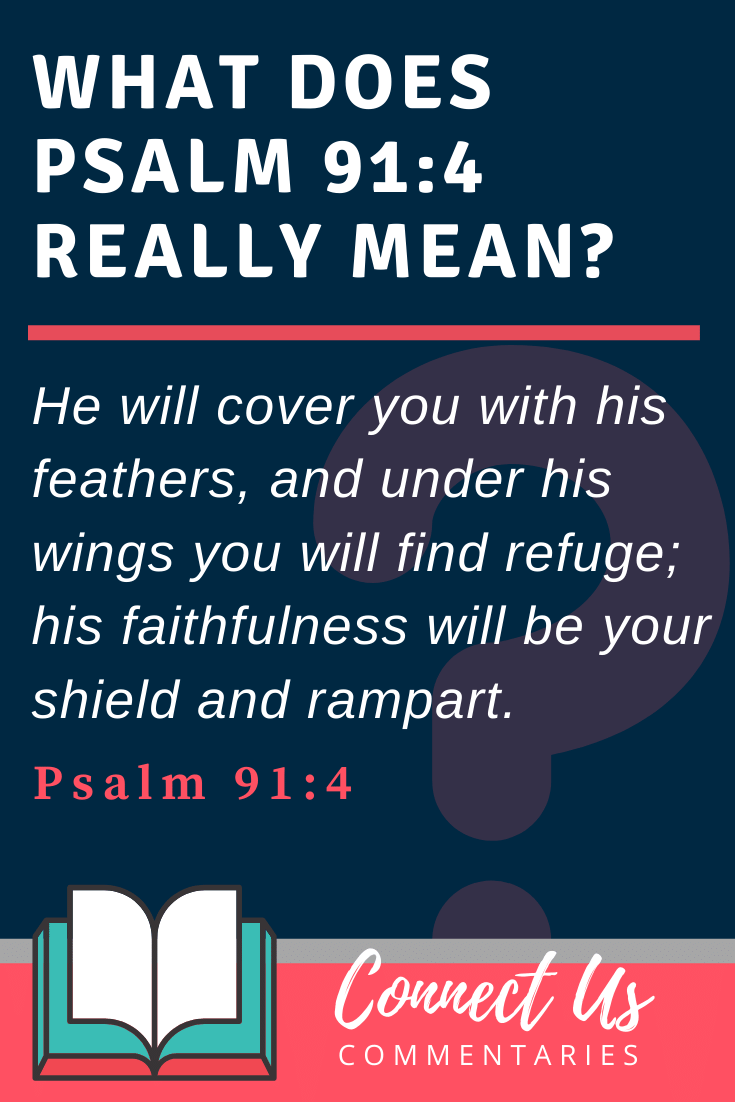 Psalm 91:4 Meaning and Commentary