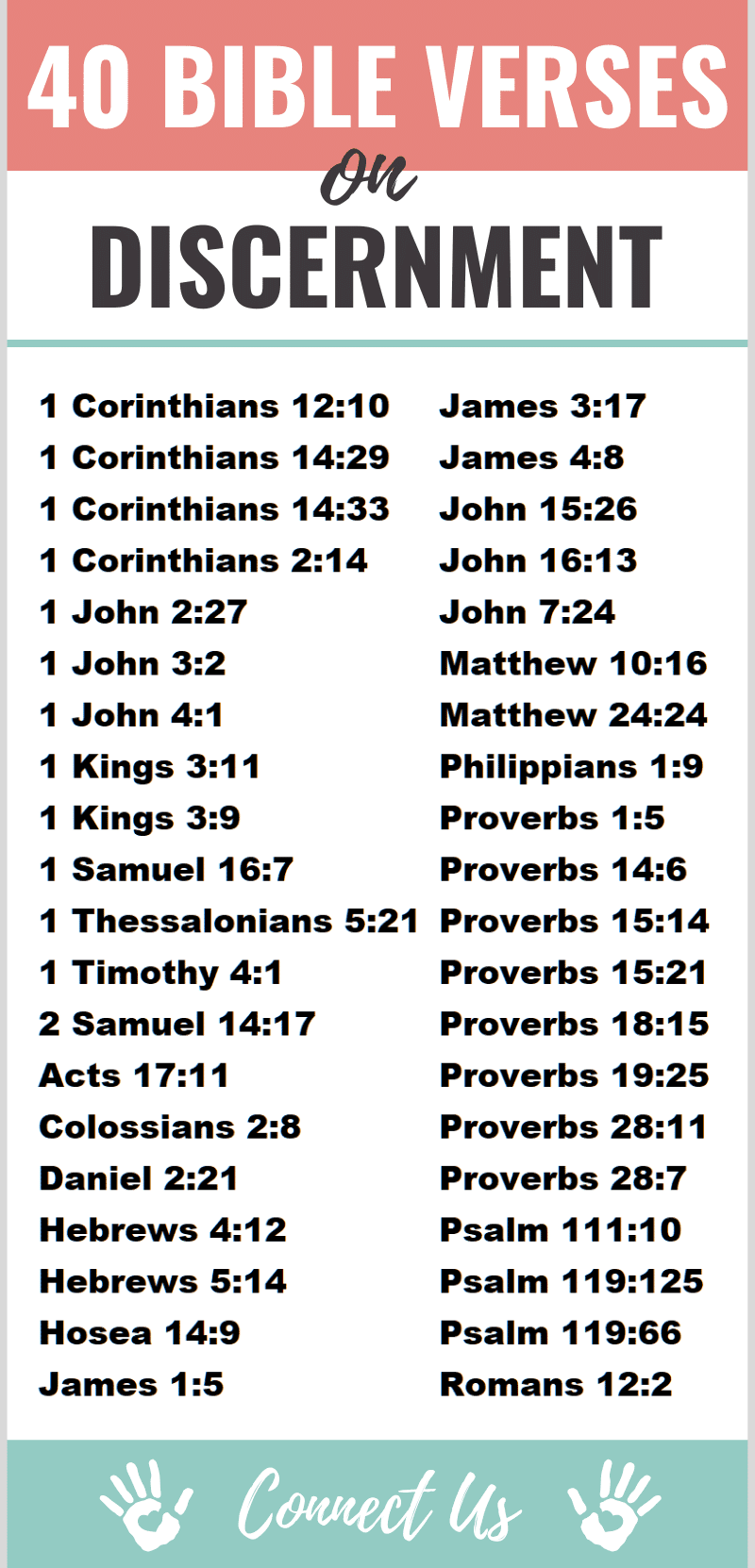 Bible Verses on Discernment