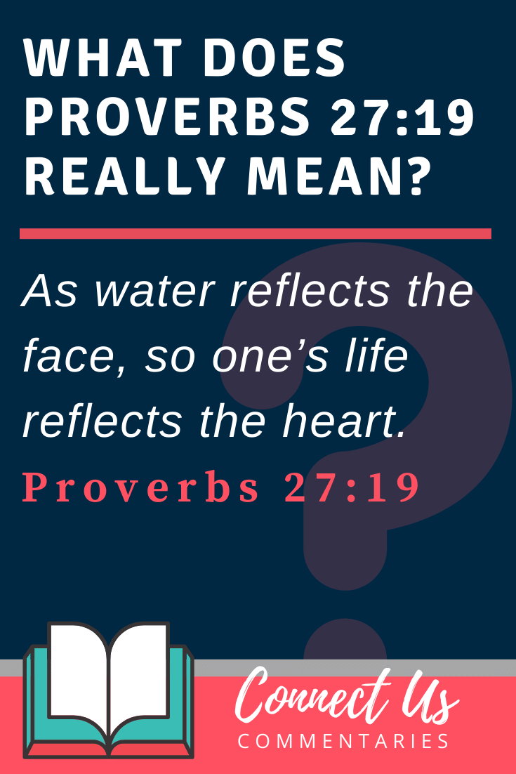 Proverbs 27:19 Meaning and Commentary