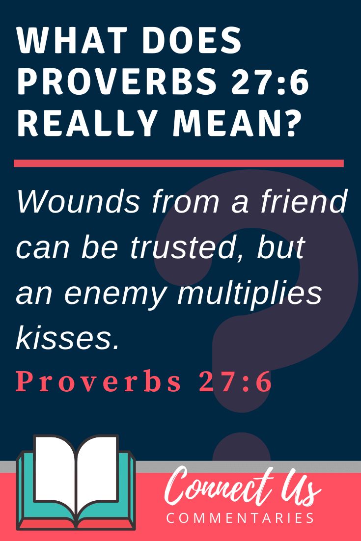 proverbs 27 5 6 meaning