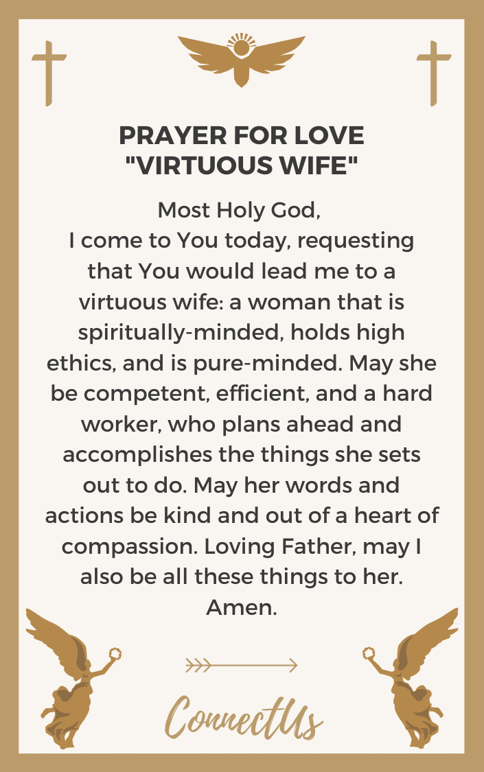 oración de la esposa virtuosa